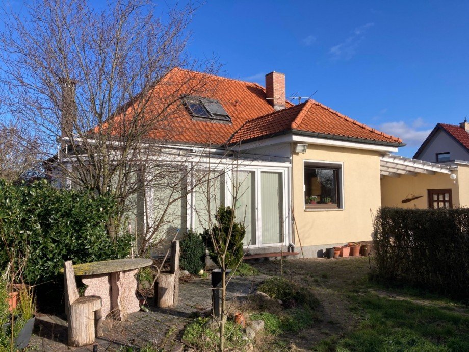 Ansicht R�ckseite Einfamilienhaus Malchin