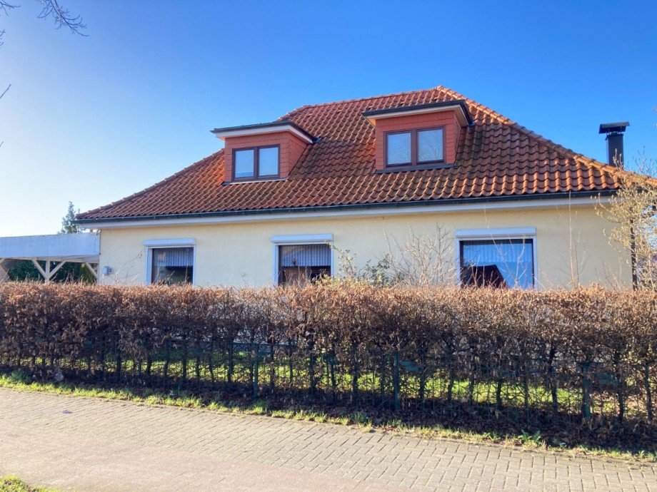 Ansicht Stra�e Einfamilienhaus Malchin