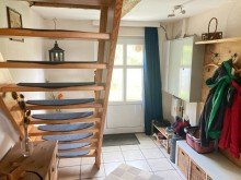Bild... Freier Blick: Gem�tlicher Backsteinbau mit S�dterrasse - Solaranlage - Sauna....