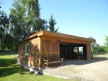 Bild... Wohnhaus mit Fachwerk - Traumgrundst�ck mit ca. 10.500 m� - Einbauk�che - Kaminofen - Carport....